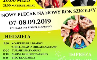 Nowy Plecak na Nowy Rok Szkolny – plakat