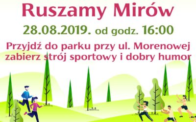 Ruszamy Mirów 28.08. – plakat