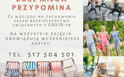 Obowiązują wcześniejsze zapisy na zajęcia w DOSL Mirów