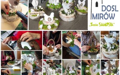 Zosia Samosia tworzy dekoracje Wielkanocne