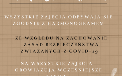 Przypominamy o zapisach na zajęcia w DOSL Mirów :)